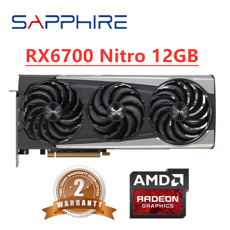 GPU Sapphire RX 6700 XT 6700XT - Rx 6700 Xt 12Gb Graphics Card avaliação e preço